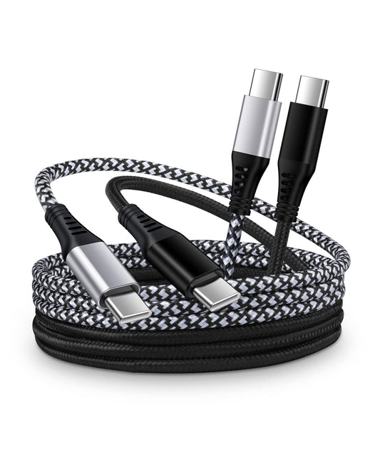 Iphone 17E 17 USB Type C Cable for Apple Iphone 16E/16/15 Plus/17 Pro Max, 6Ft Fast Charging Android Type C to C Cable for Samsung Galaxy A17 A16 A15 S25, Google Pixel 9A 10 Pro XL Android USBC Cord