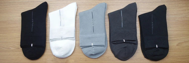 High Quality 5pairs/lot 67% Bamboo Socks Cotton Classic Business Deodorant Men's Socks Dress Gentlemen Male Socks