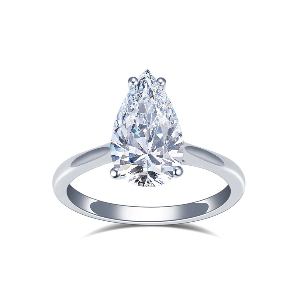 Custom Jewelry for Gift Engagement Ring Wedding Ring Lab Grown Solitaire Diamond Ring