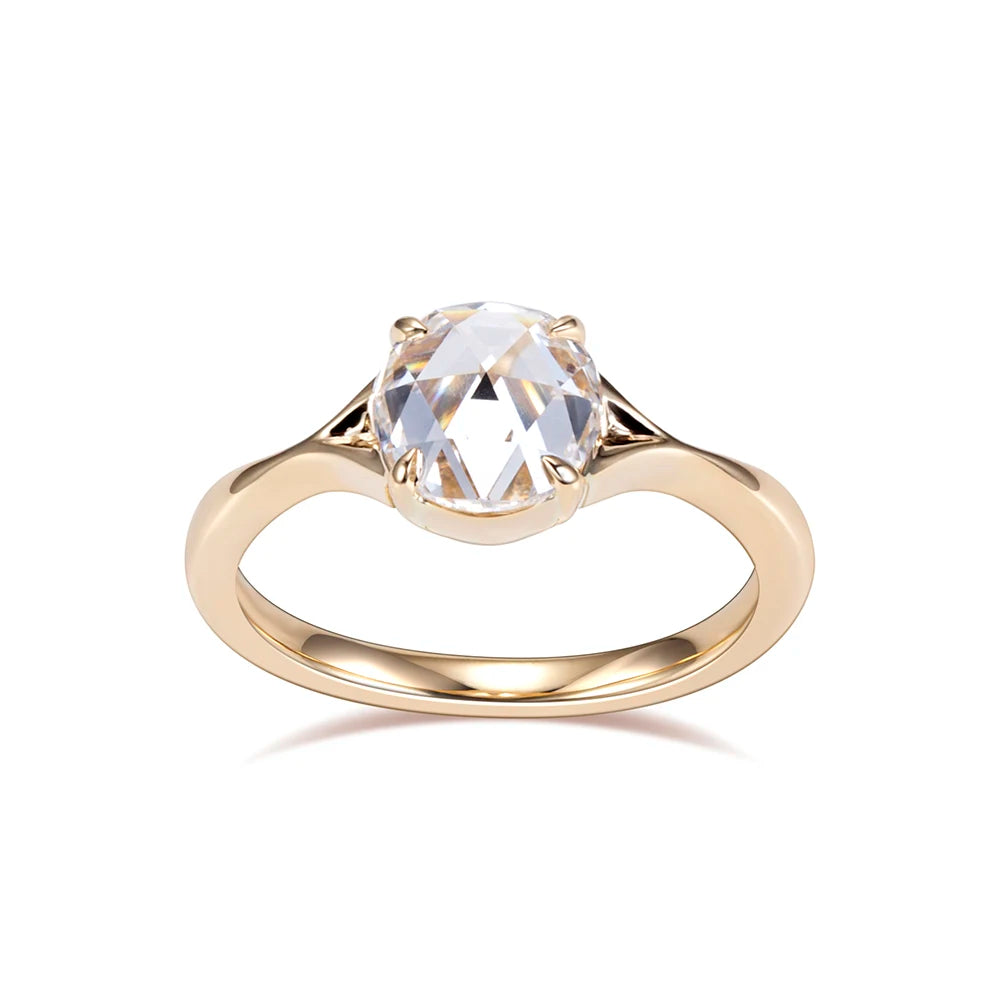 Custom Jewelry for Gift Engagement Ring Wedding Ring Lab Grown Solitaire Diamond Ring