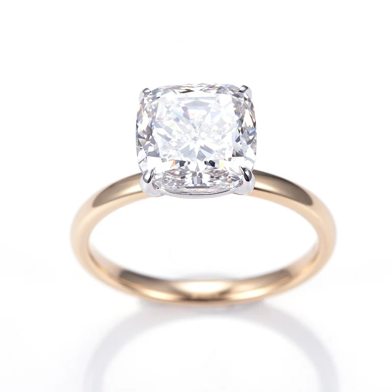 Custom Jewelry for Gift Engagement Ring Wedding Ring Lab Grown Solitaire Diamond Ring