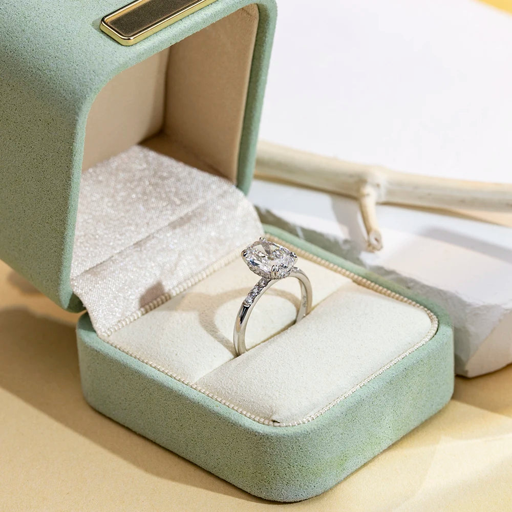 MSR-1687 18k Solid Gold Jewelry Gift IGI Certificate Diamond Engagement Ring Wedding Ring Lab Grown Diamond Ring