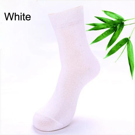 High Quality 5pairs/lot 67% Bamboo Socks Cotton Classic Business Deodorant Men's Socks Dress Gentlemen Male Socks