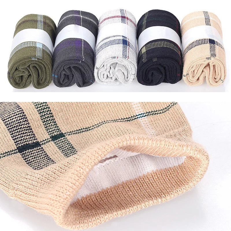 5 Pairs/Lot Socks Men Dress Wedding Crew Healthy Cotton Casual Long Breathable Soft Socks Gift for Male