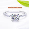 Gorgeous 1ct Eternity Ring Moissanite VVS White D Color Gra Certified Moissanite Rings Hotsale Moissanite Engagement Ring