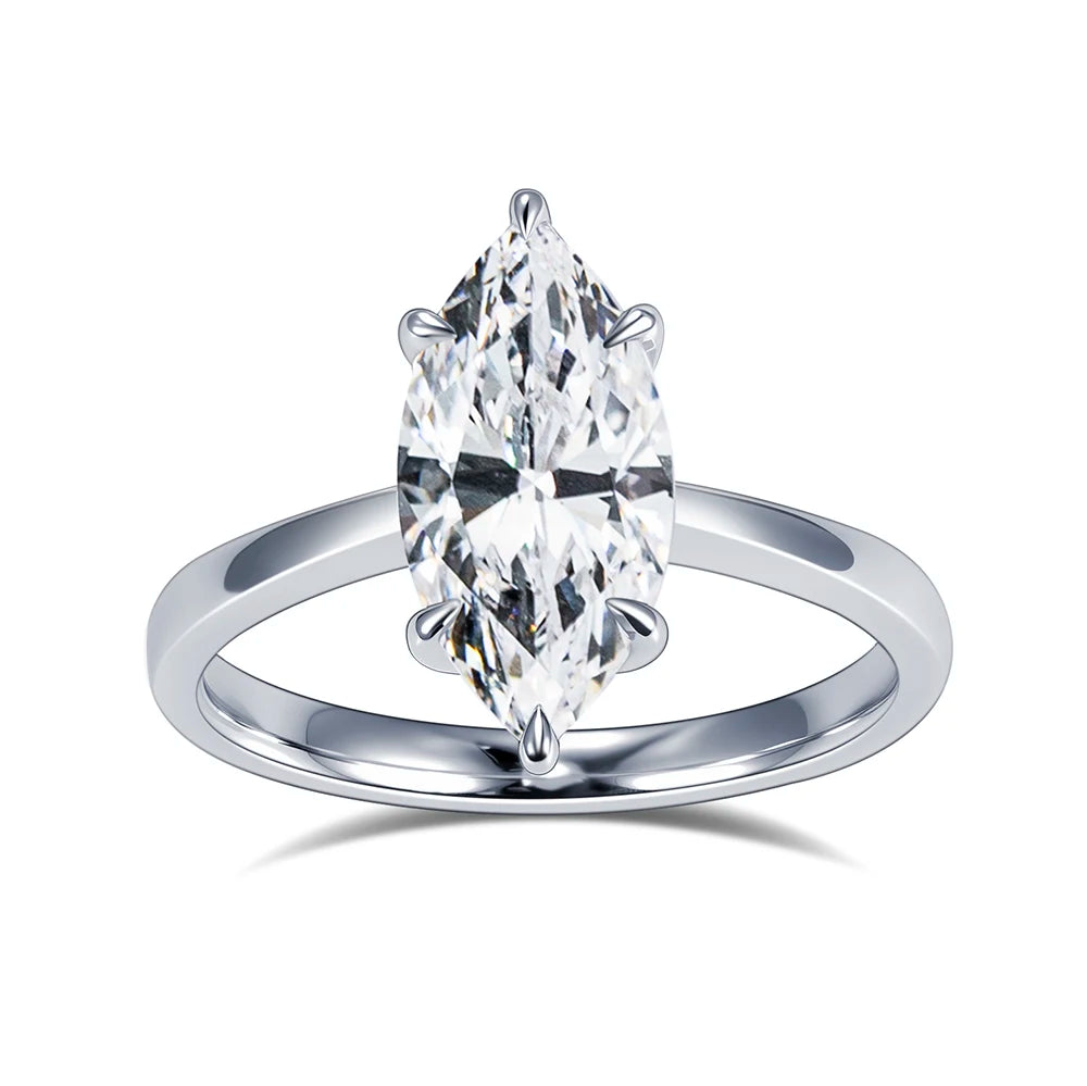 Custom Jewelry for Gift Engagement Ring Wedding Ring Lab Grown Solitaire Diamond Ring