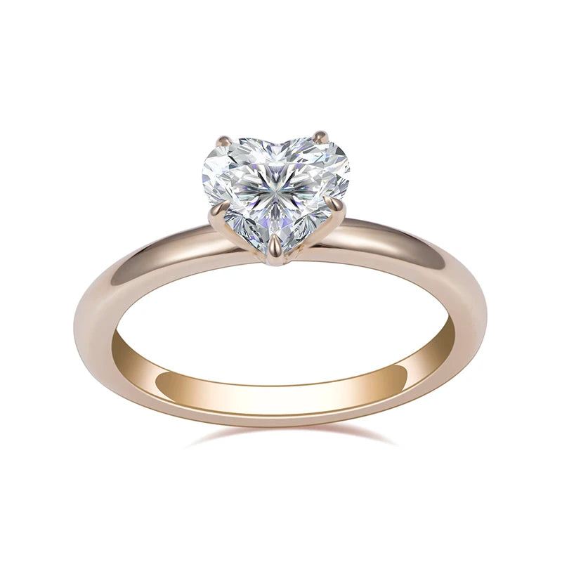 Custom Jewelry for Gift Engagement Ring Wedding Ring Lab Grown Solitaire Diamond Ring