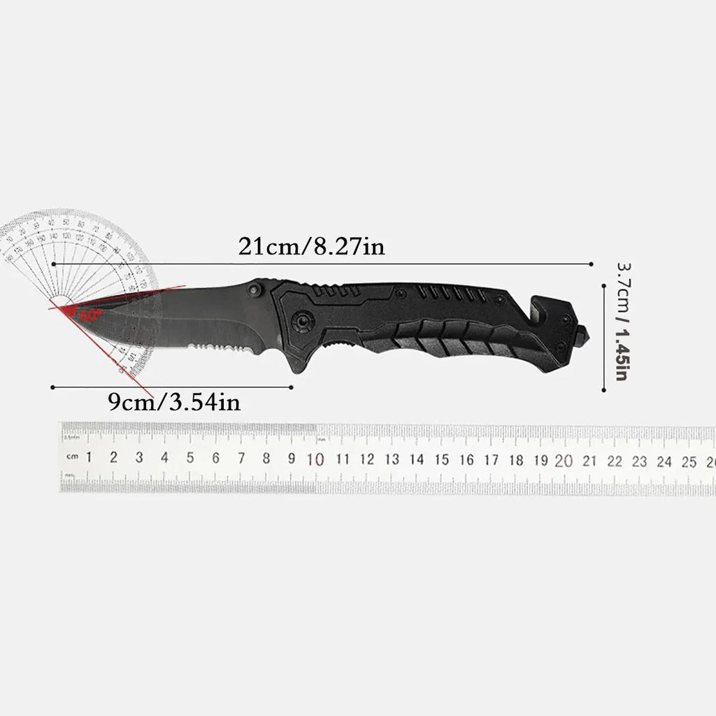 Camping pocket knife, outdoor multifunctional folding knife, outdoor portable knife, camping sharp knife