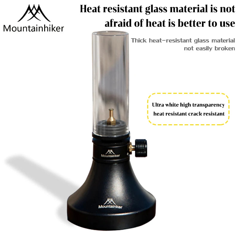 Mountain guest search banner gas lamp camping gas lamp lighting outdoor camp tent atmosphere lamp gas lamp candle lamp