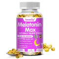 Melatonin 55mg - with MSM, Zinc, Vitamin D3 & B6, Fall Asleep Faster, Stay Asleep Longer, Easy To Take, Vegan Non-GMO Supplement