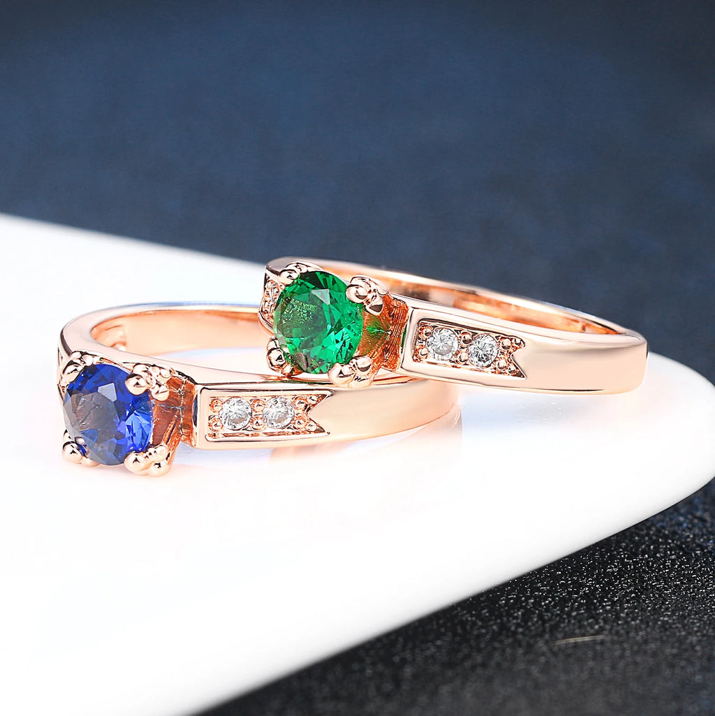 Luxury Wedding Ring For Women Bride Shiny Zircon Engagement Anniversary Gifts For Couple Fashion Jewelry Kpop Accessories R051