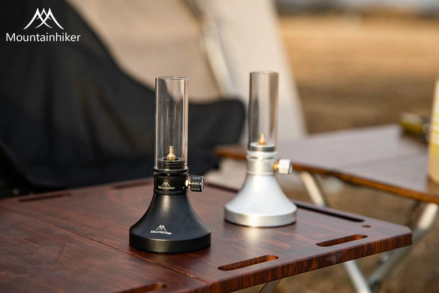 Mountain guest search banner gas lamp camping gas lamp lighting outdoor camp tent atmosphere lamp gas lamp candle lamp