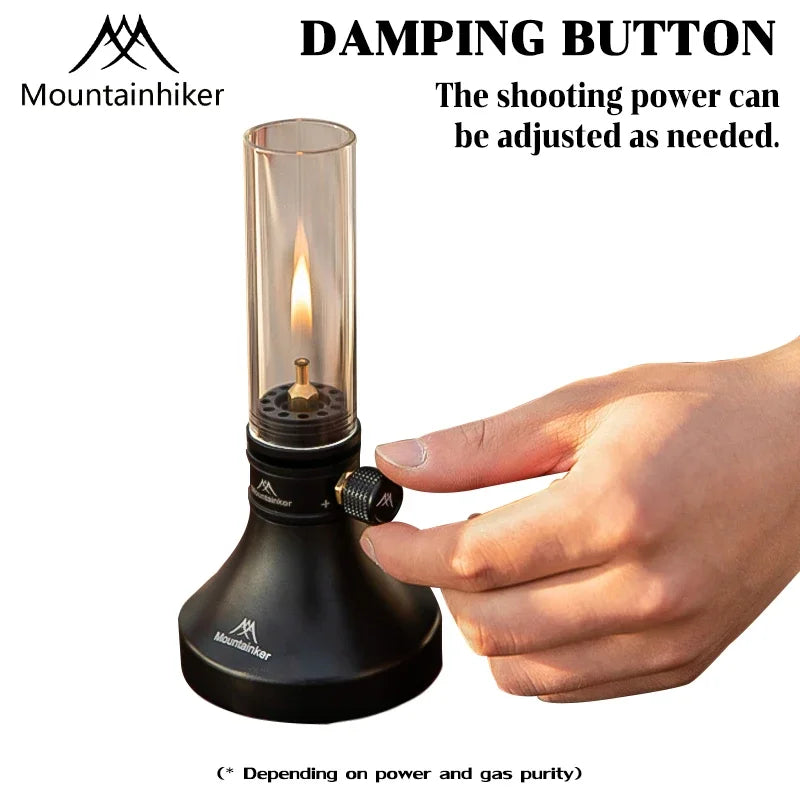 Mountain guest search banner gas lamp camping gas lamp lighting outdoor camp tent atmosphere lamp gas lamp candle lamp