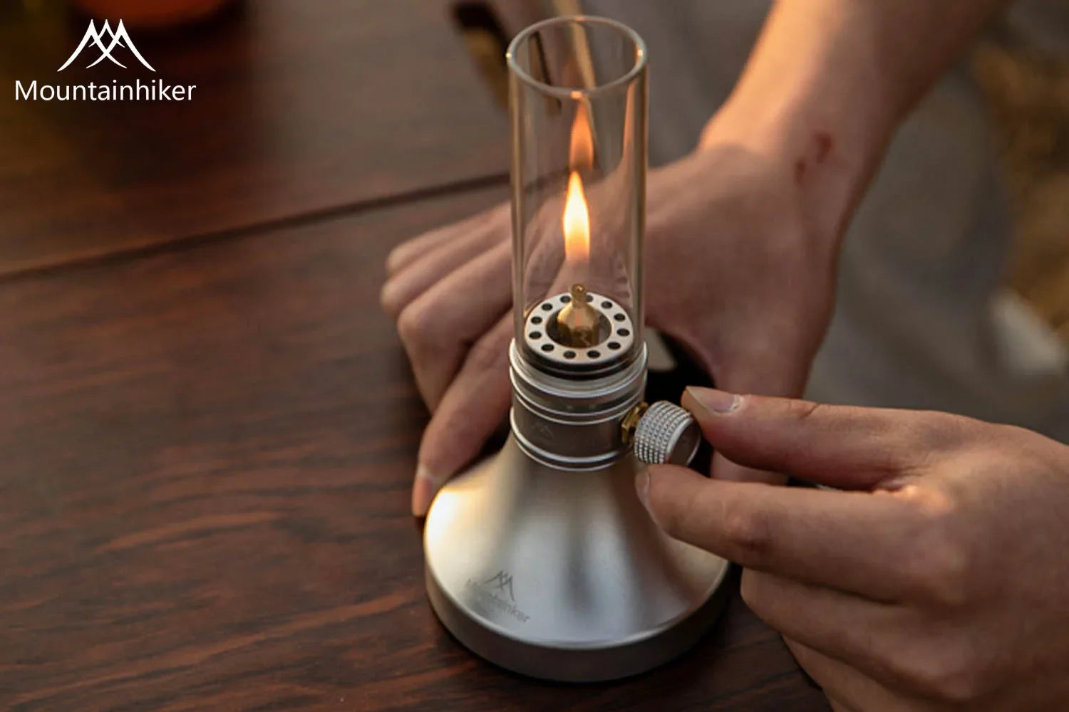 Mountain guest search banner gas lamp camping gas lamp lighting outdoor camp tent atmosphere lamp gas lamp candle lamp