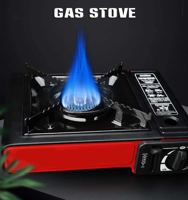 Camping Cookware Set Portable Automatic Ignition Outdoor Stove For Backpacking