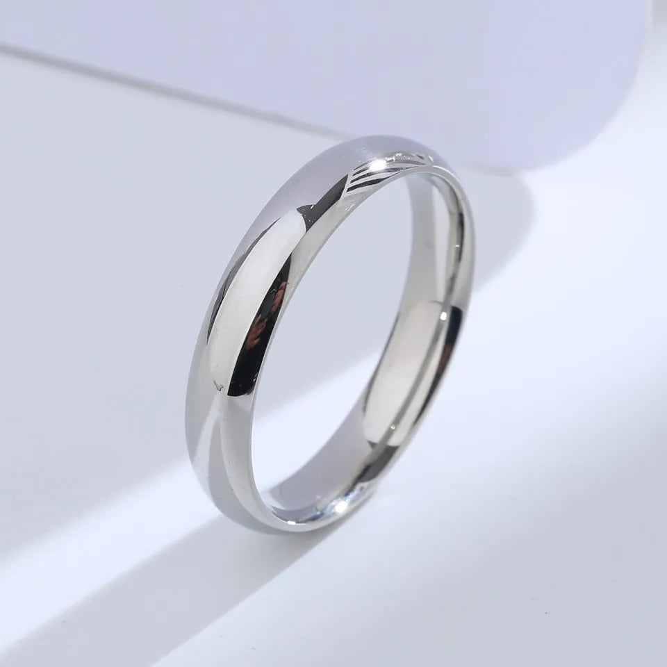 Buyee 925 Sterling Silver Couples Ring Old Styles Simple Ring Finger for Women Men Fashion Classic Wedding Fine Jewelry Circle