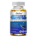 Omega 3 Fish Oil-Supports Brain,Cardiovascular and Skin Health,Benefits The Nervous System,Antioxidant Effects-Easy To Swallow