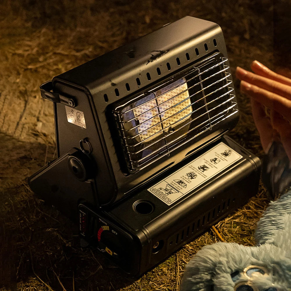camping gas stove 1300W Gas Heater Dual-use Camping Heater Portable Gas Oven for Heating Cooking outdoor gas heater