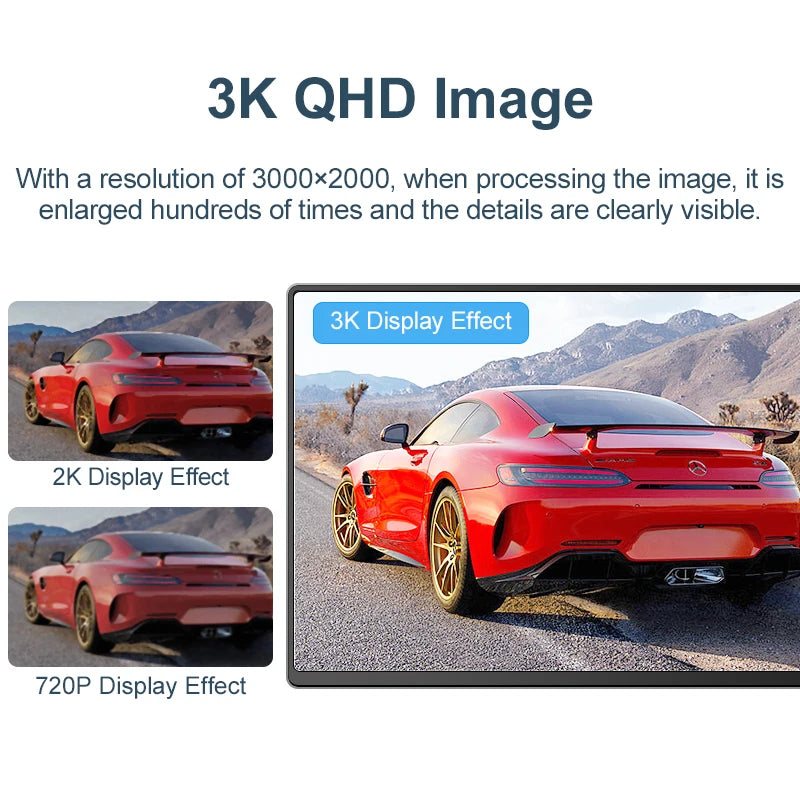 13.5 Inch 3K IPS A Screen 480cd/m Portable Gaming Monitor Display HDMI Type C USB For Phone PC Switch PS5 Xbox Macbook Laptop