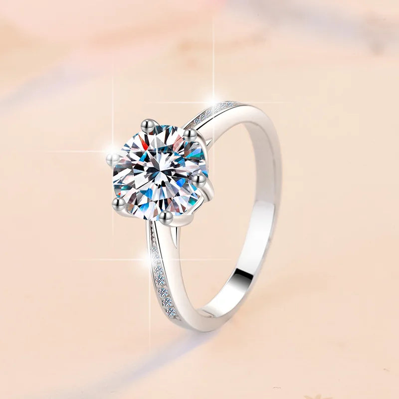 925 Sterling Silver Zircon Ring For Women Wedding Party Gift Fashion Charm Jewelry high quality Jewelry