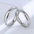 Buyee 925 Sterling Silver Couples Ring Old Styles Simple Ring Finger for Women Men Fashion Classic Wedding Fine Jewelry Circle