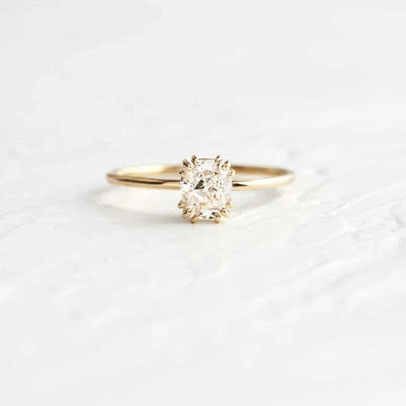 ROXI Elegant Geometry Gemstones Engagement Rings for Women Wedding Ring 925 Sterling Silver Finger Rings Bague Femme Jewelry