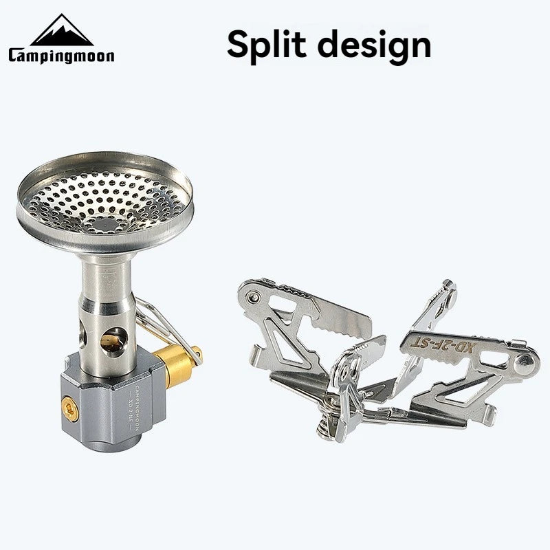 CAMPINGMOON Outdoor Camping High-power Camping Fierce Fire Stove Camping Equipment Portable Flat Gas High-altitude Gas Stove