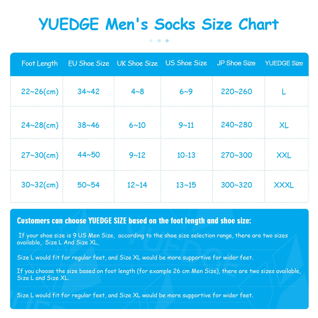 5 Pairs Men's Socks Cushioned Sports Wicking Breathable Performance Cotton Crew Socks for Training Hiking Walking Work Athletic