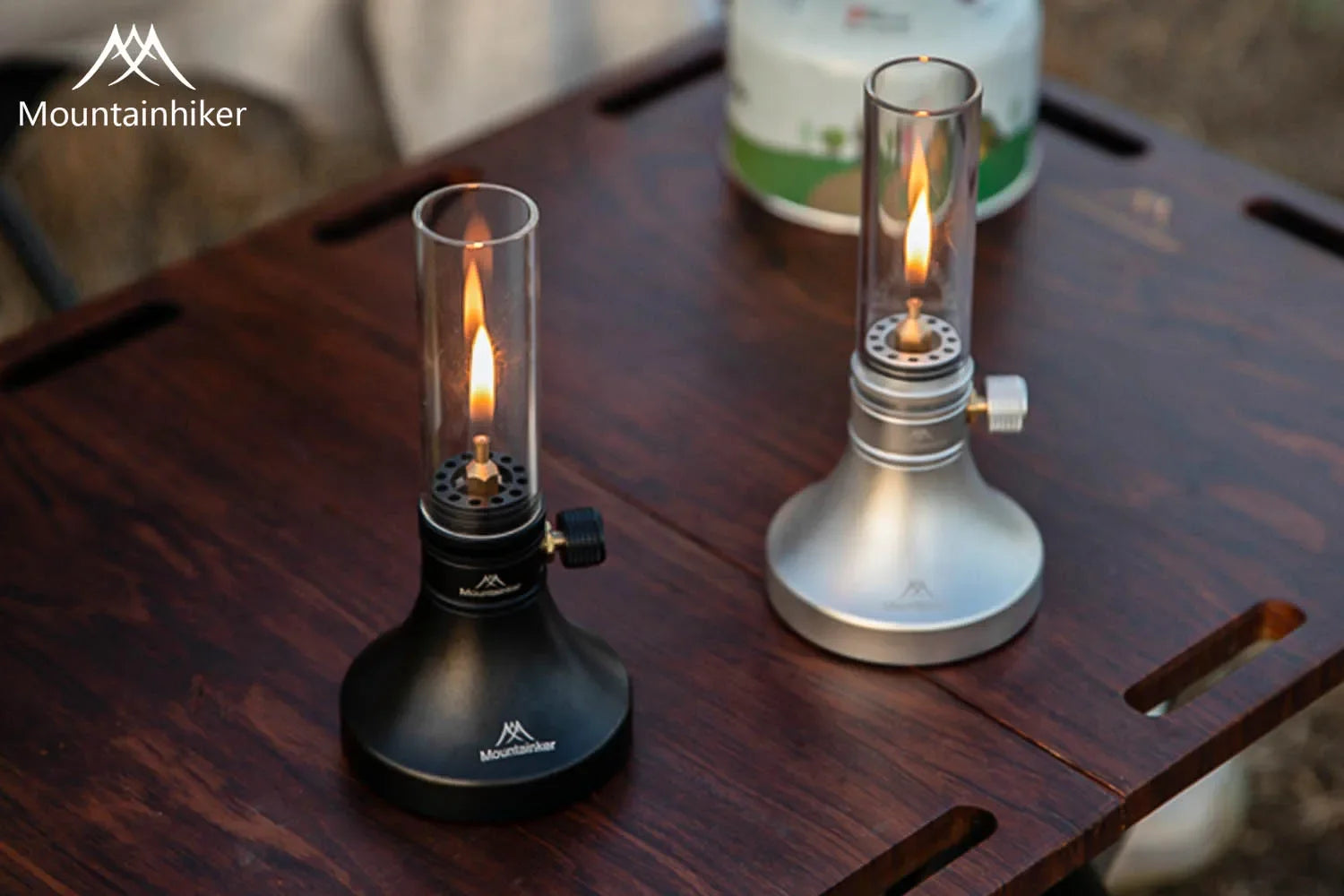 Mountain guest search banner gas lamp camping gas lamp lighting outdoor camp tent atmosphere lamp gas lamp candle lamp