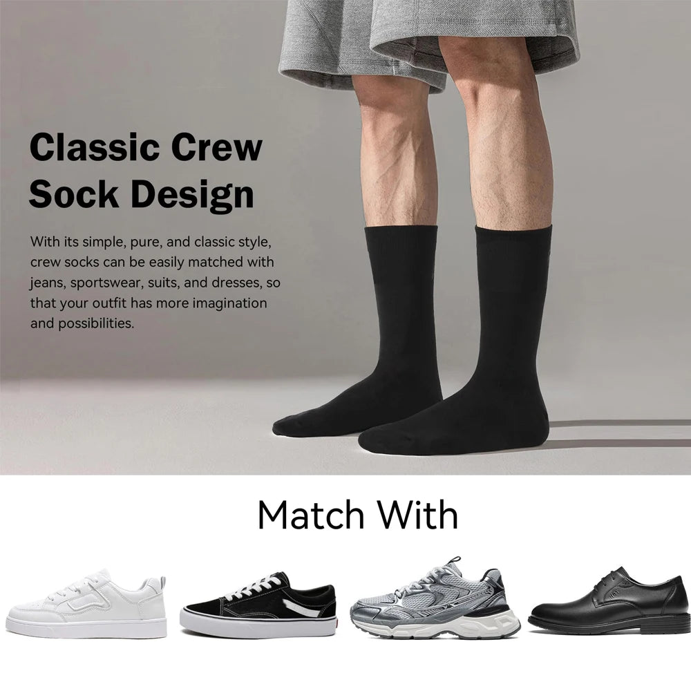 3-Pair Premium Bamboo Diabetic Socks Bundle - Ultra-Soft & Non-Binding for Men & Women - Neuropathy Socks with Seamless Toe