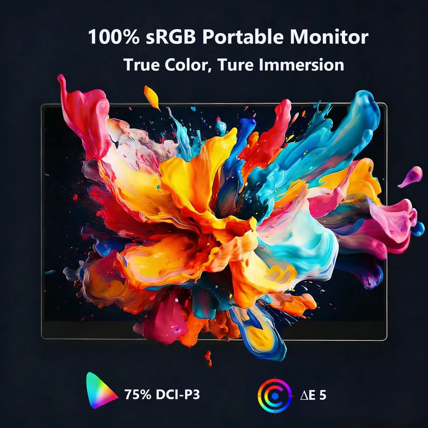 13.3'' Portable Touch Screen Monitor Display 1920*1200 16:10 IPS Panel 100% sRGB Extend Monitor For Mobile Phone Gaming TV Box